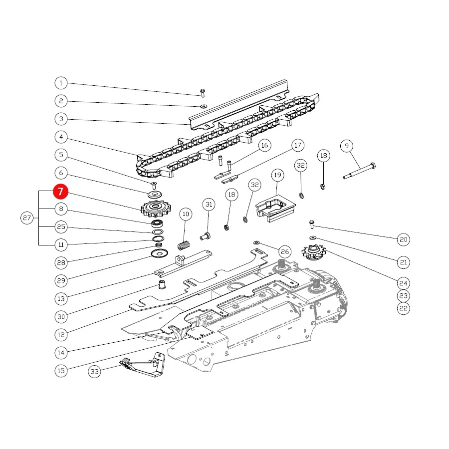 Capello - CP03211300 - Z 14 Header-Kettenrad
