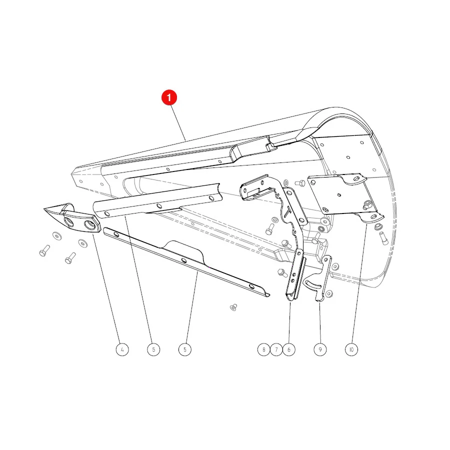 Capello - CP03411100 -  Mitteltrennschnabel für Maispflücker