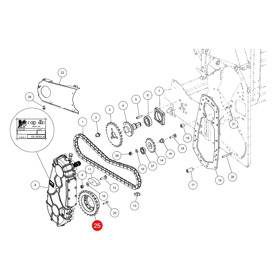 Capello - CP03490100 - Getriebe 24 Zähne