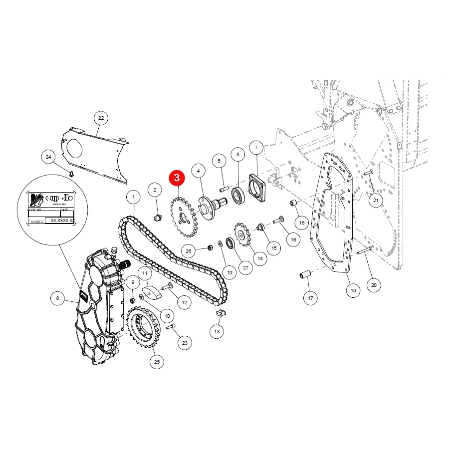 Capello - CPM1-30244 - Zahnrad 24 Zähne