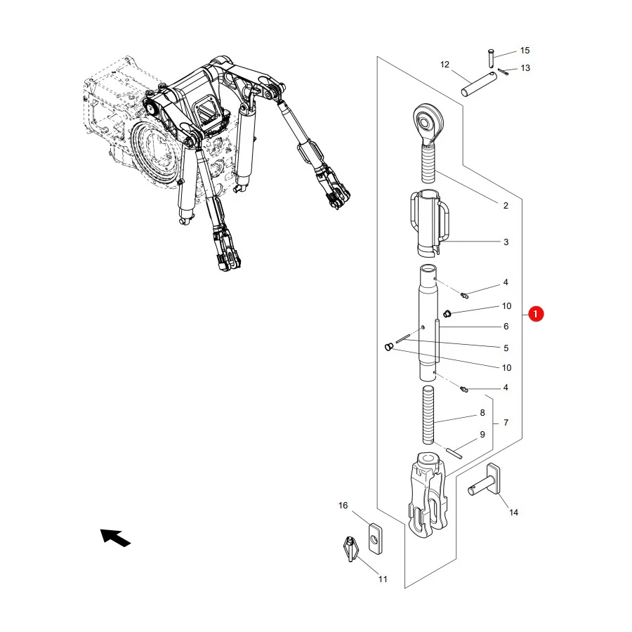 CBM - 30/760-42 - Massey Ferguson Hubarm