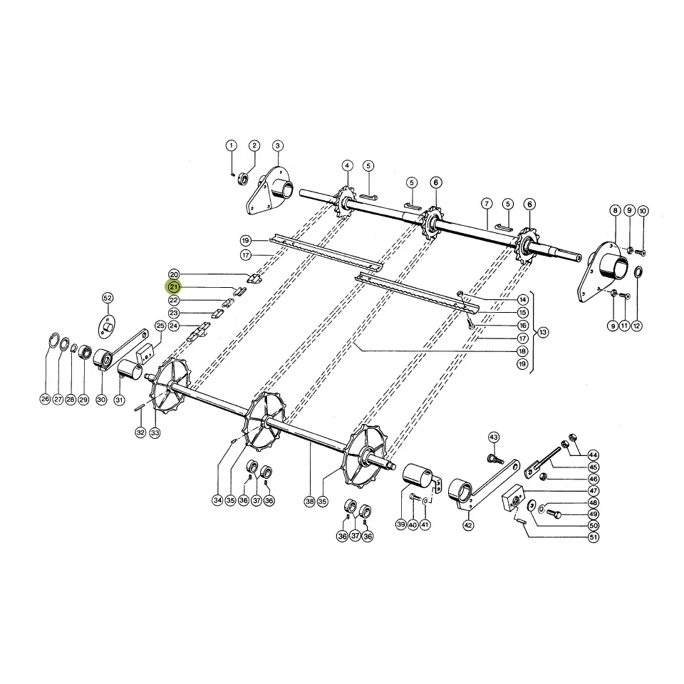 Claas - CL0000028610 - Halbe Kettenglied