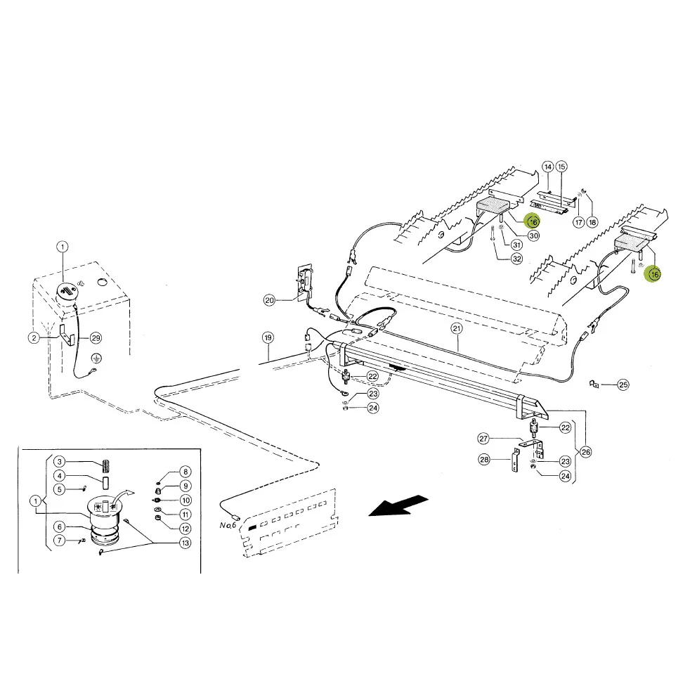 Claas - CL0000110612 - Verlustschüttlersensor