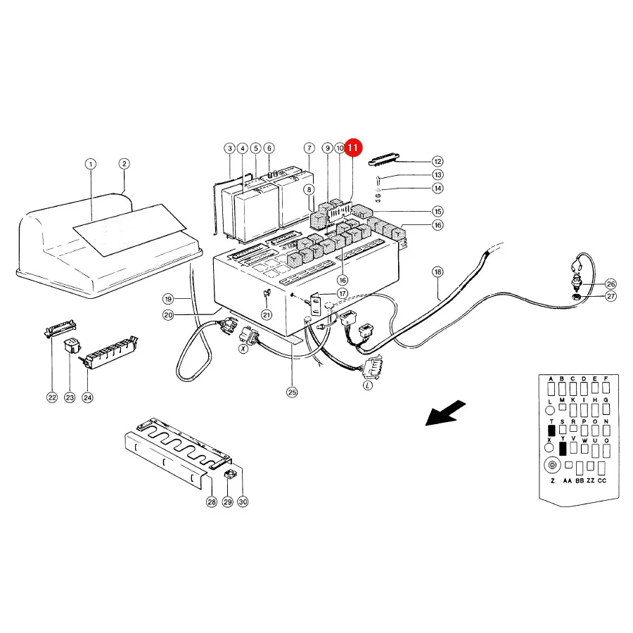 Claas - CL0000123090 - Diodenplatine
