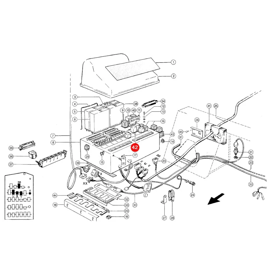 Claas - CL0000124600 - Elektrorelais