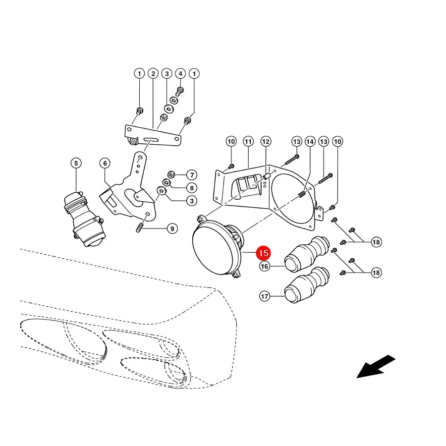 Claas - CL0000148950 - Linker Scheinwerfer