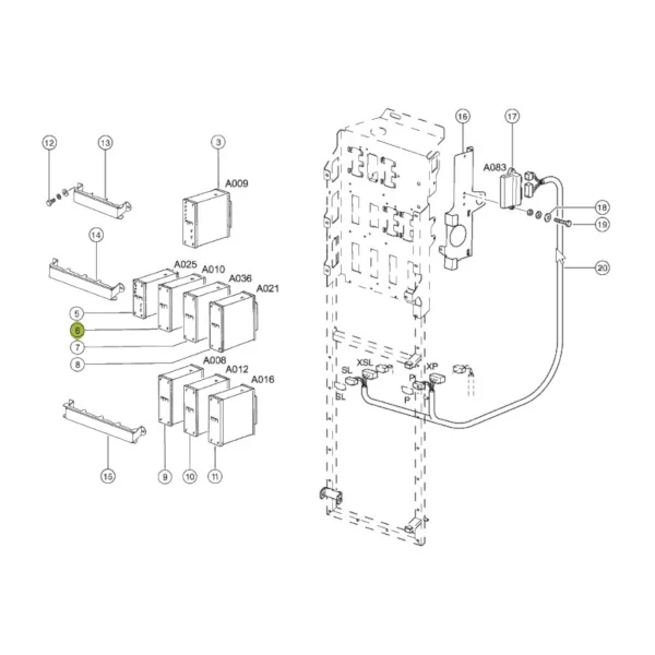 Claas - CL0000149023 - Sicherungsplatinenmodul