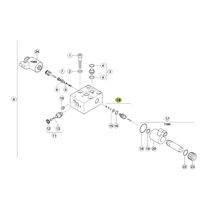 Claas - CL0000394211 - Magnetventileinsatz