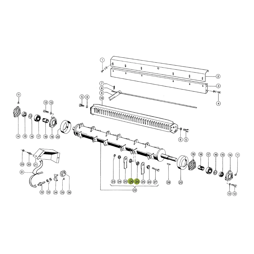 Claas - CL0000600150 - Häckselmesser-Innenbuchse