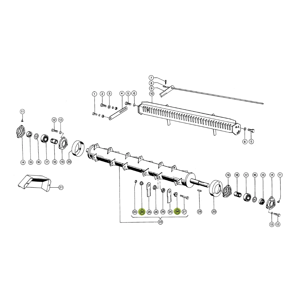 Claas - CL0000600162 - Häckselmesser-Außenbuchse