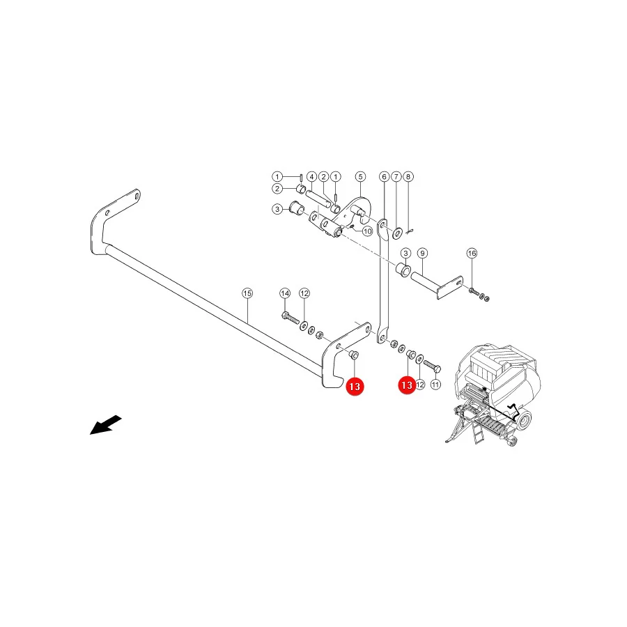 Claas - CL0000600510 - Buchse