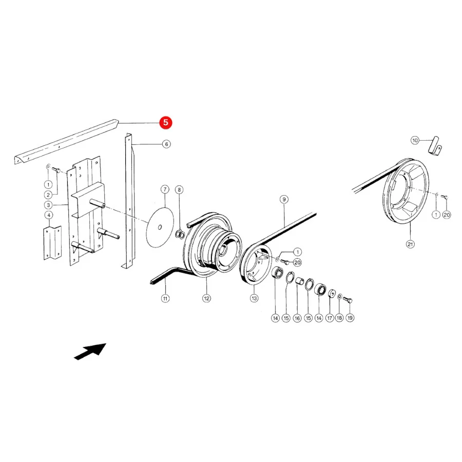Claas - CL0000618711 - Halterung