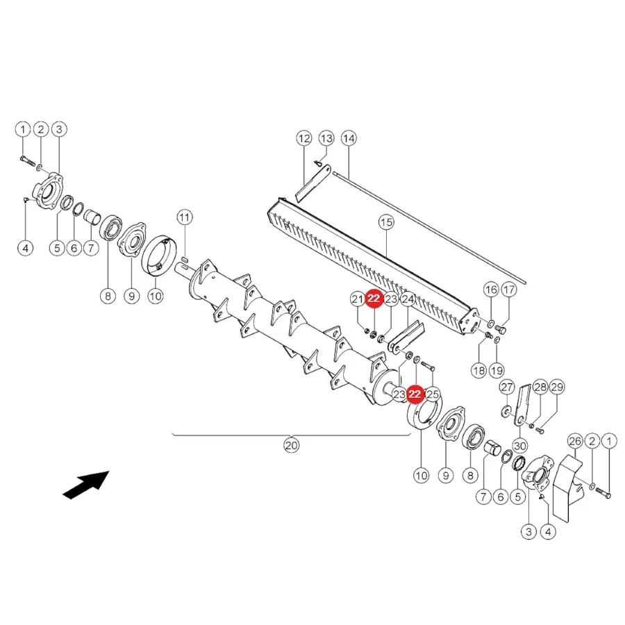 Claas - CL0000652951 - Häckselbuchse
