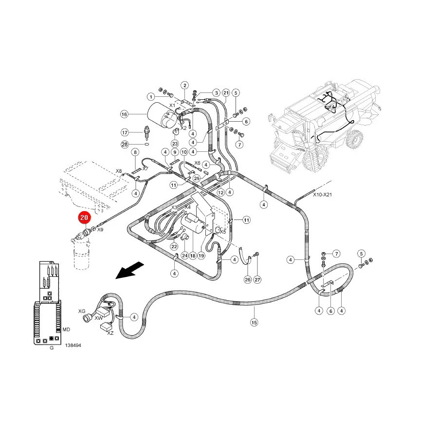 Claas - CL0000695162 -  Drucksensor