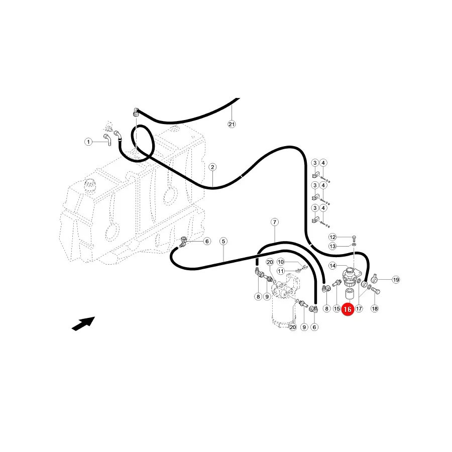 Claas - CL0000774450 -  Kraftstofffilter