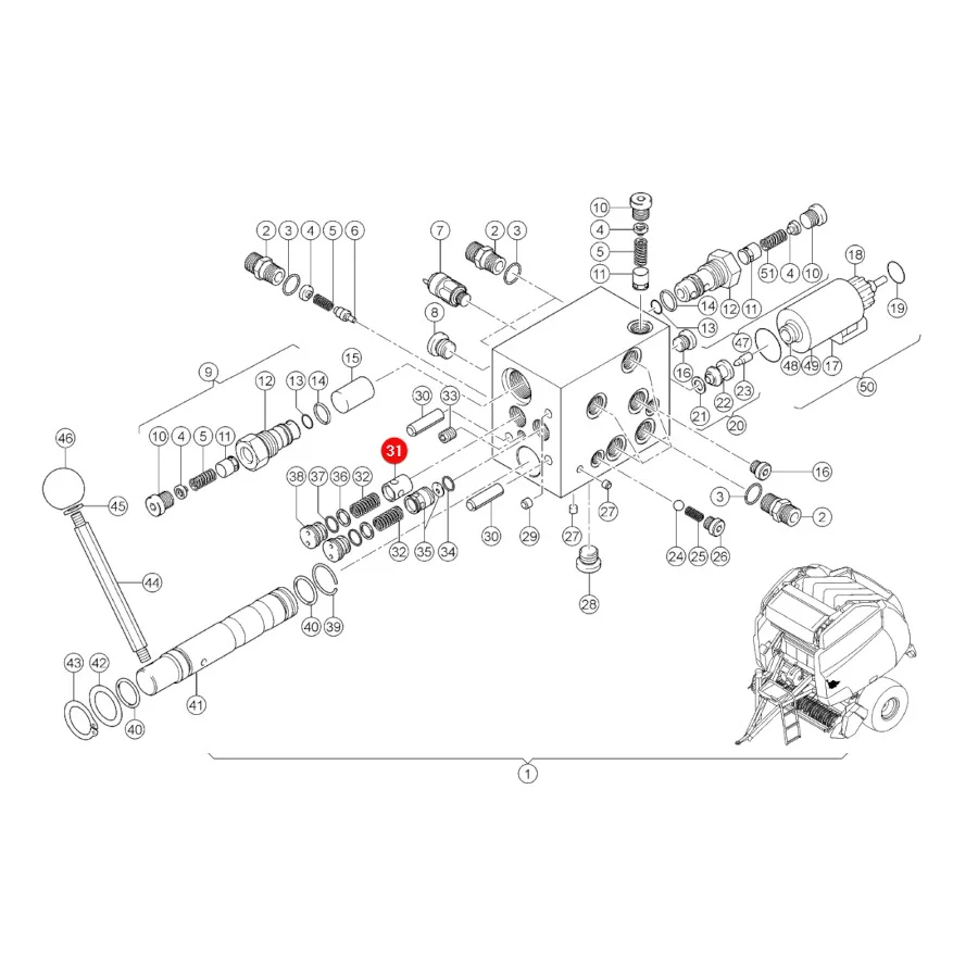 Claas - CL0000883200 - Ventileinsatz