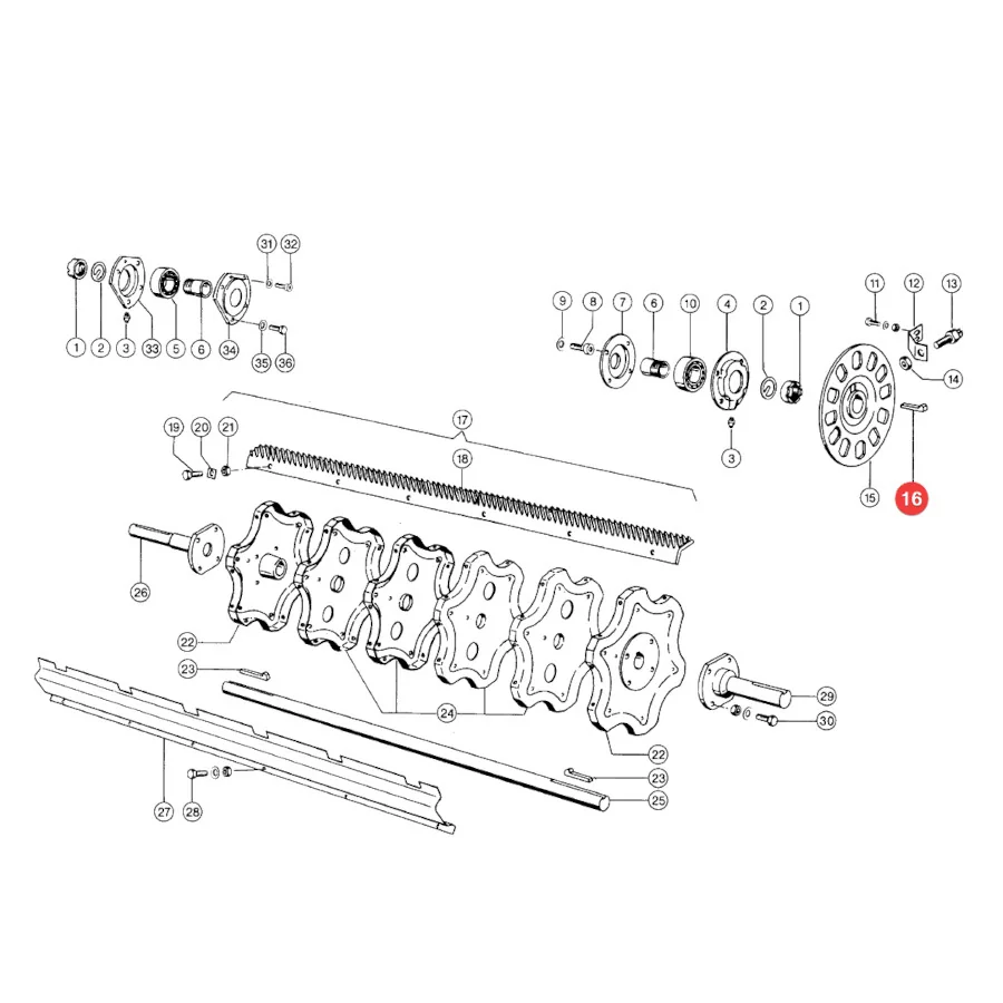 Claas - CL0001015300 - Nasenkeil 14 x 9 x 70 mm