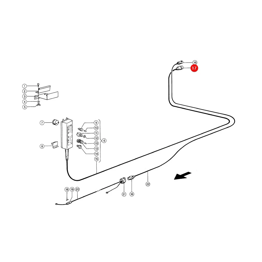 Claas - CL0002124340 - Elektrischer Stecker