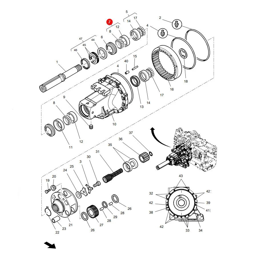 Claas - CL0002151410 - Ausrücklager