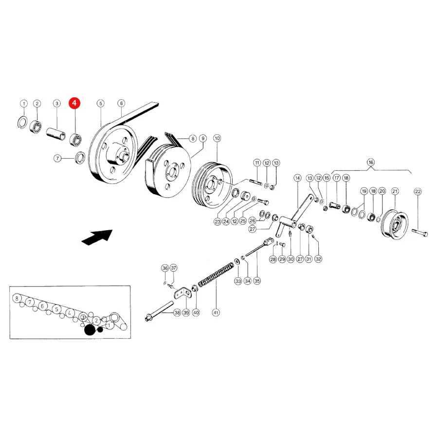 Claas - CL0002151780 - Dreschkastenlager