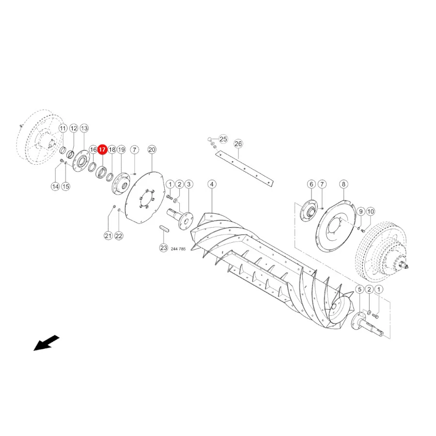 Claas - CL0002157740 - Umlenklager