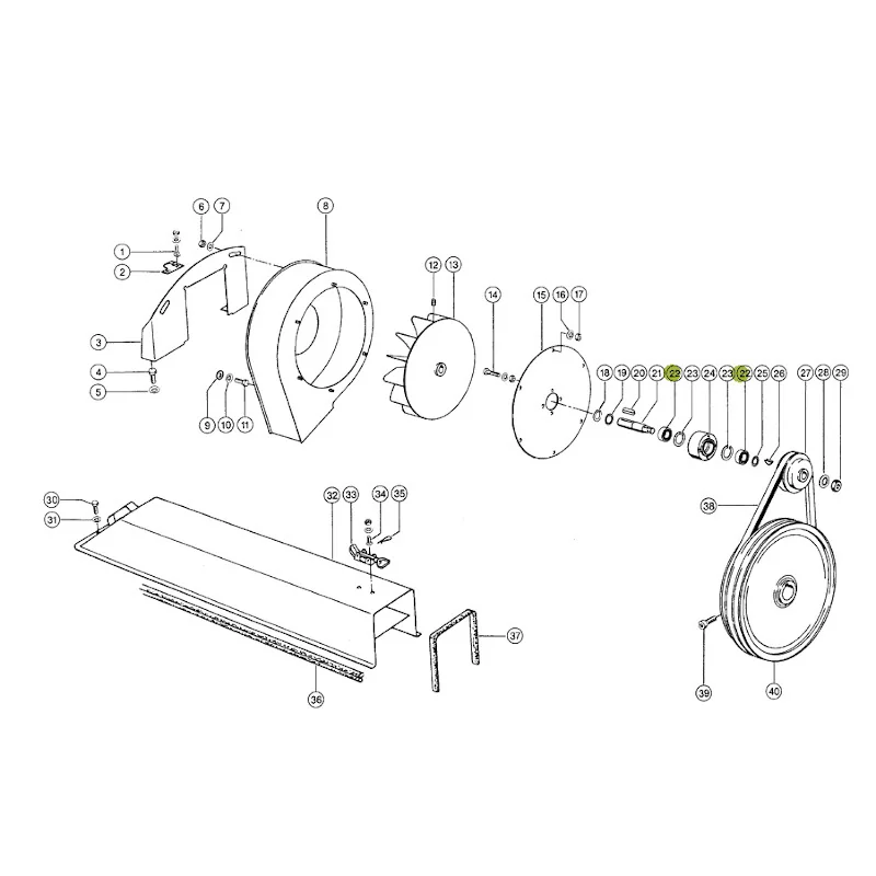 Claas - CL0002160390 - Motor-Kugellager