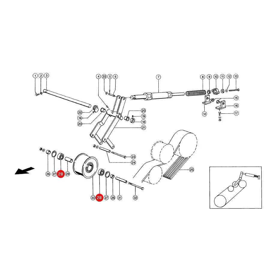 Claas - CL0002160900 - Kugellager 6305 RS C3
