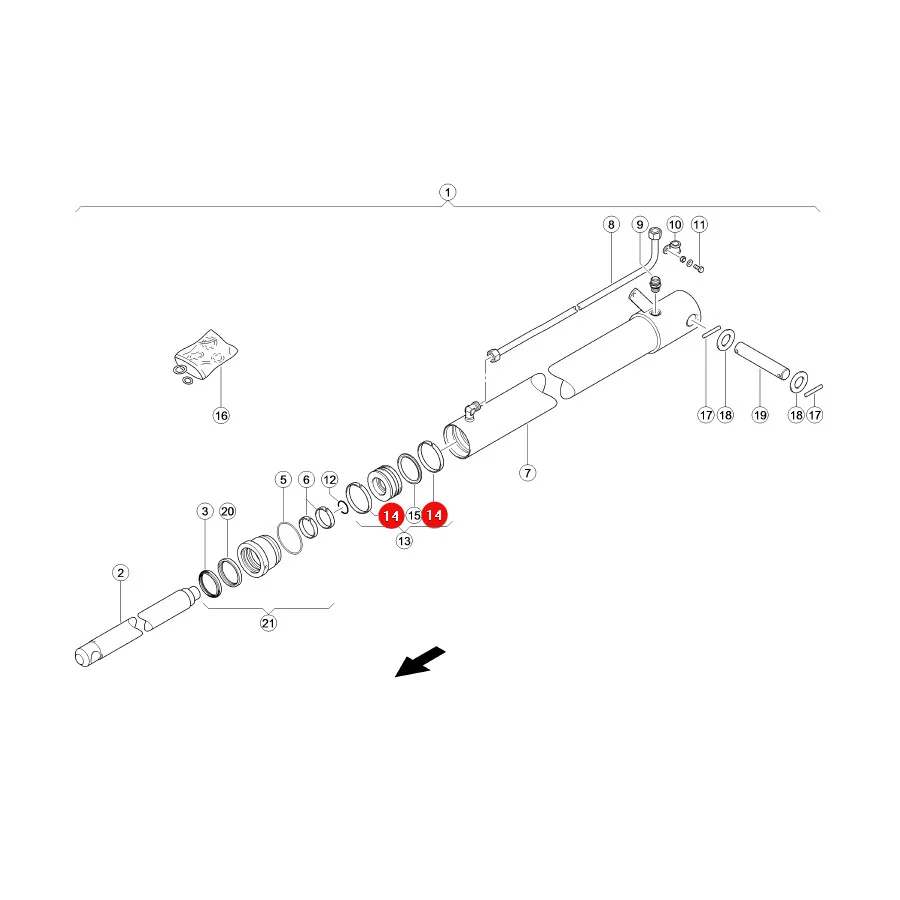 Claas - CL0002184620 - Stangenring