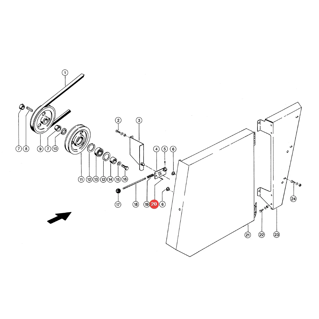 Claas - CL0002356580 - Stift 6 X 16