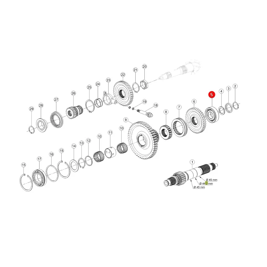Claas - CL0002356980 - Zylinderrollenlager