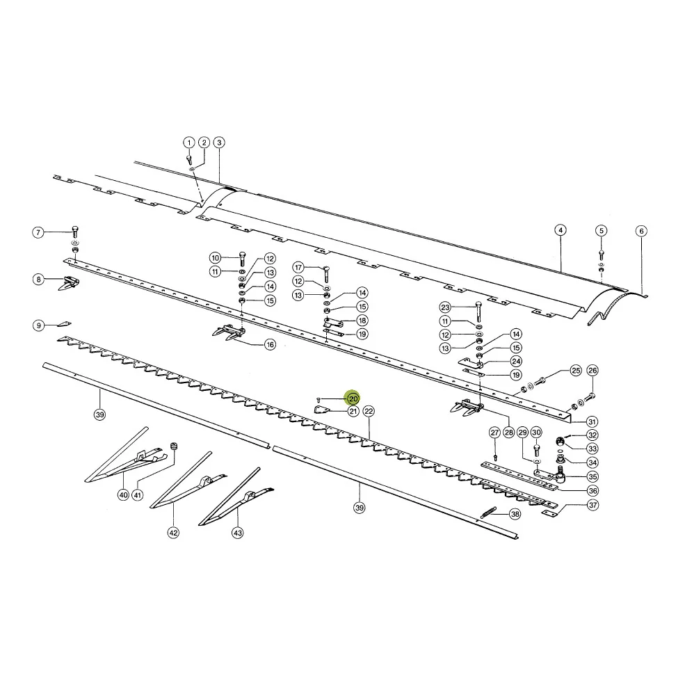 Claas - CL0002376630 -  Messerbalkenniet