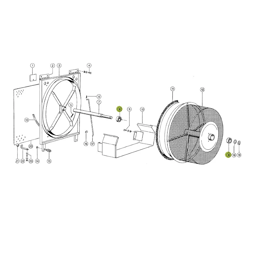 Claas - CL0002378320 - Kugellager für Strohabwurf 6006 2RS