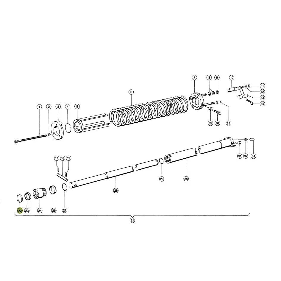 Claas - CL0002394070 - Hubzylinderring