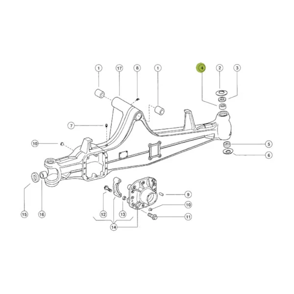 Claas - CL0003225030 - Achsbuchse