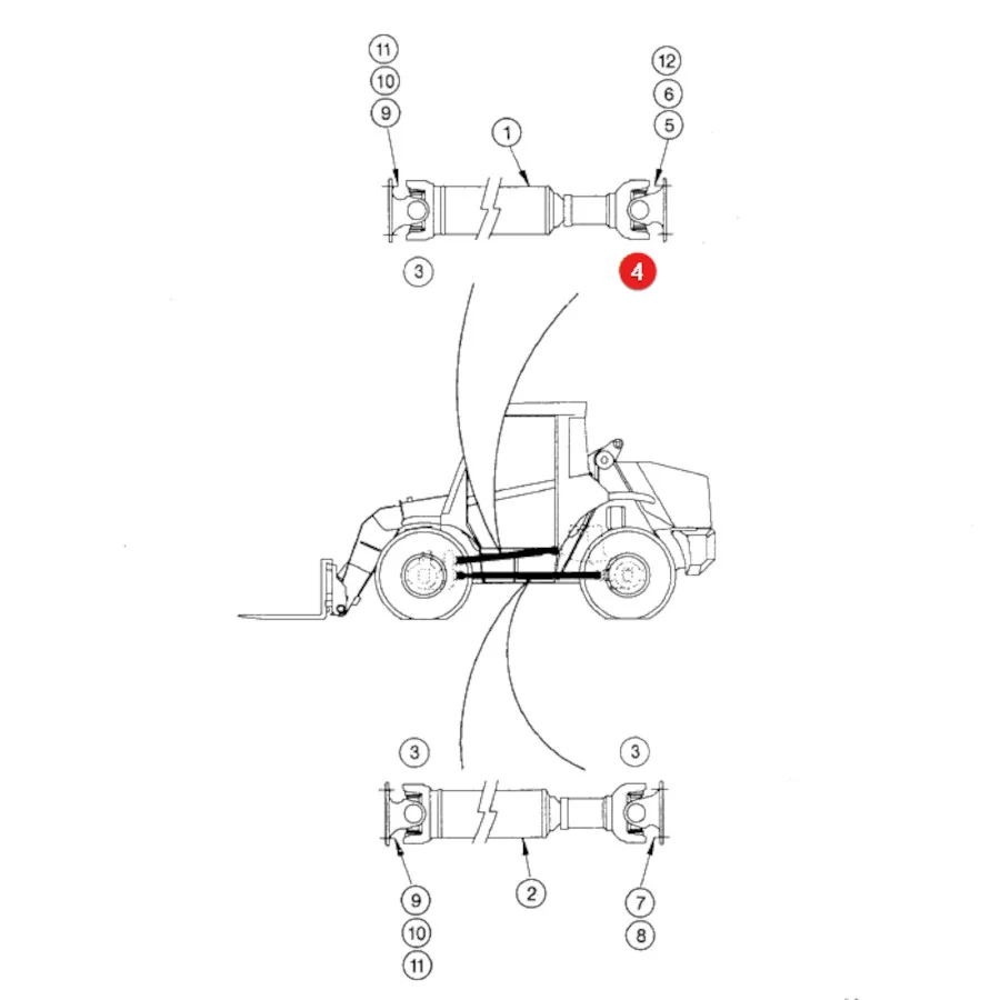 Claas - CL0003239140 - Antriebswellen-Kreuzgelenk