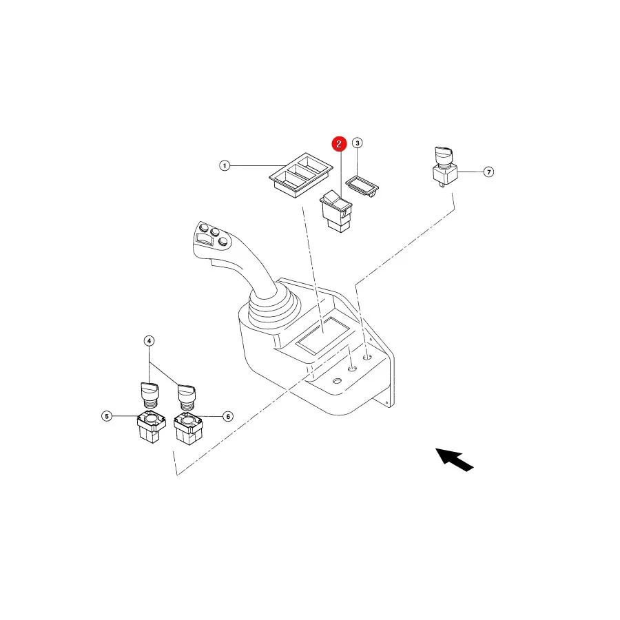 Claas - CL0003266860 - Schlüsselschalter