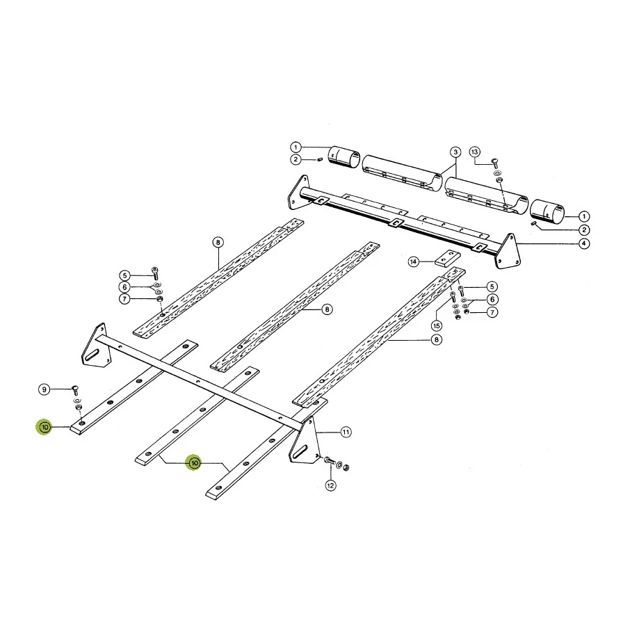 Claas - CL0006036122 - Führungsschiene