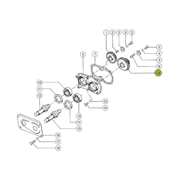 Claas - CL0006139762 - Doppelgetriebe-Maisgebiss