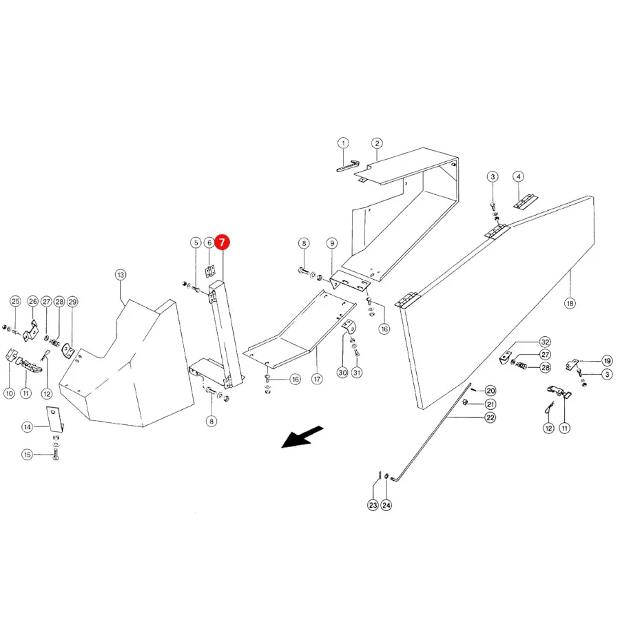 Claas - CL0006149770 - Schneidwerkshalterung
