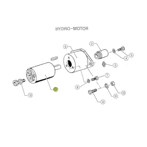 Claas - CL0006161361 - Seitenmäher-Hydraulikmotor 616136.0
