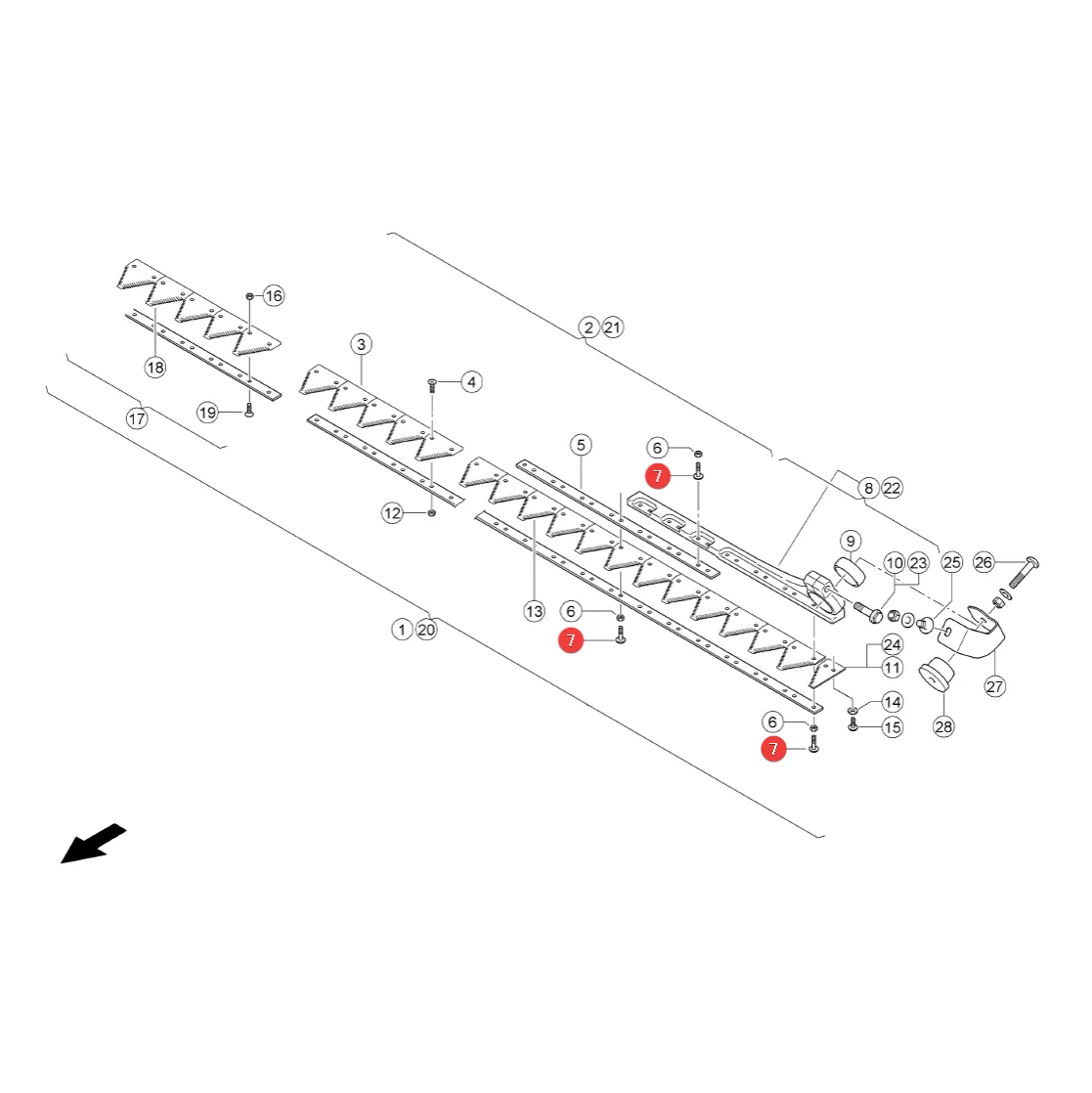 Claas - CL0006264061 - Schraube