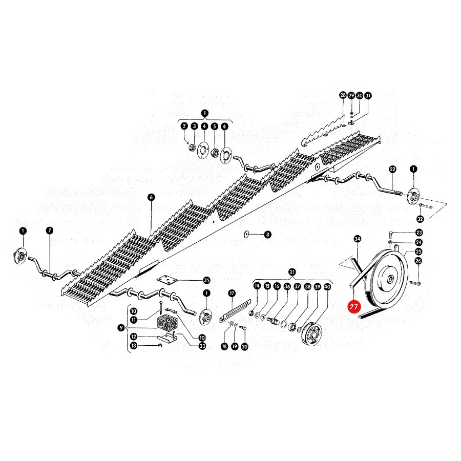 Claas - CL0006290360 - Strohschüttler-Antriebskeilriemen