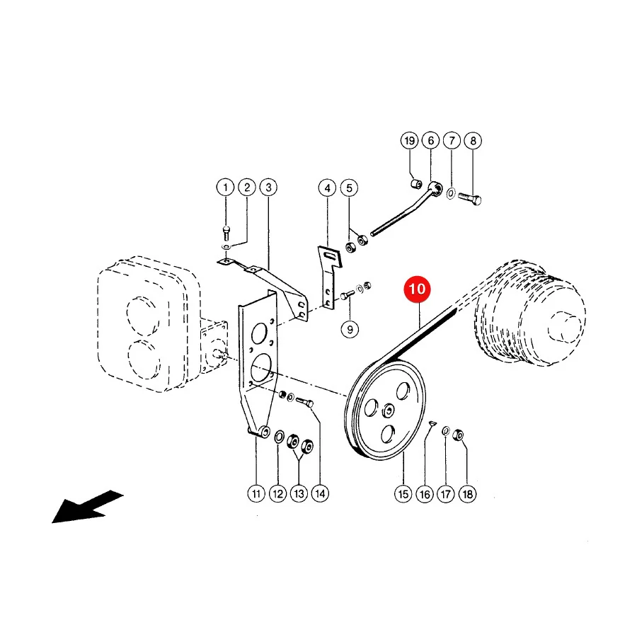 Claas - CL0006340192 - Keilriemen (2 Stk.)