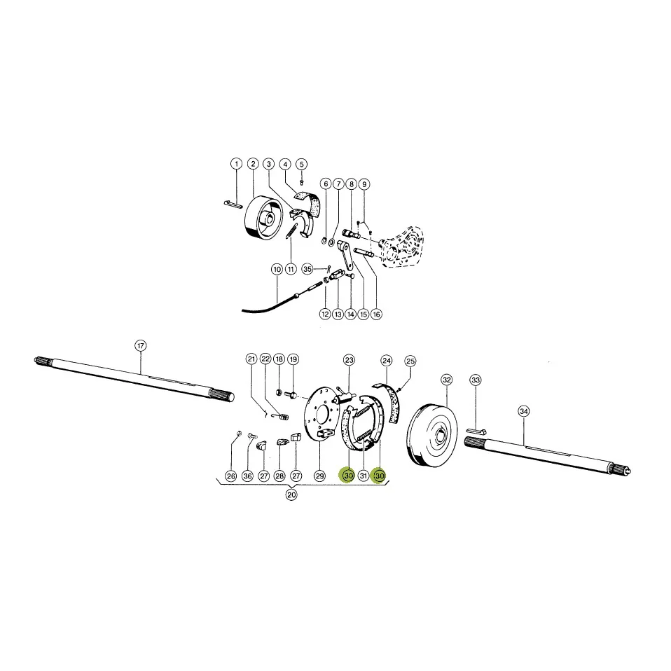Claas - CL0006432080 - Bremsschuh 60 x 250