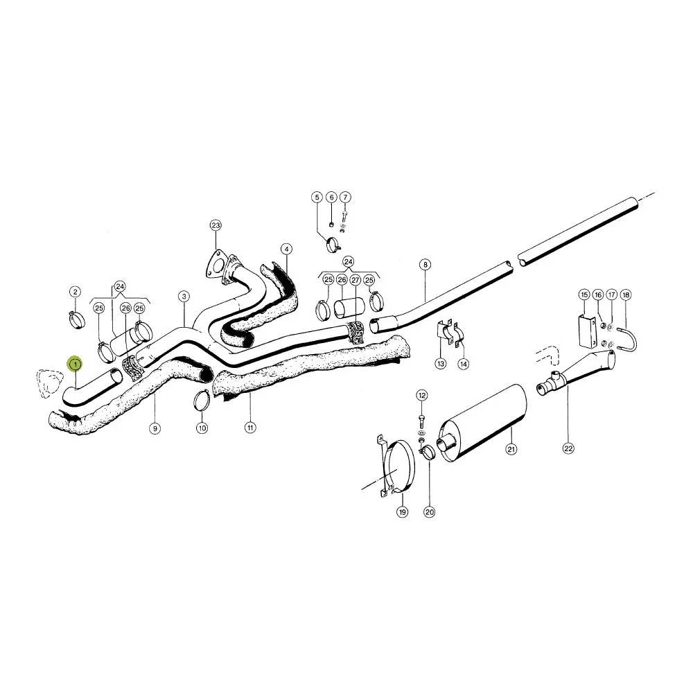 Claas - CL0006433410 - Auspuffrohrverbinder