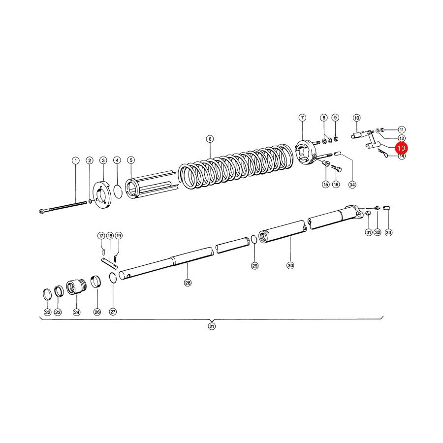 Claas - CL0006437660 - Aktuator-Federverriegelung
