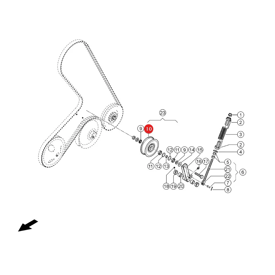 Claas - CL0006448280 - Riemenscheibe