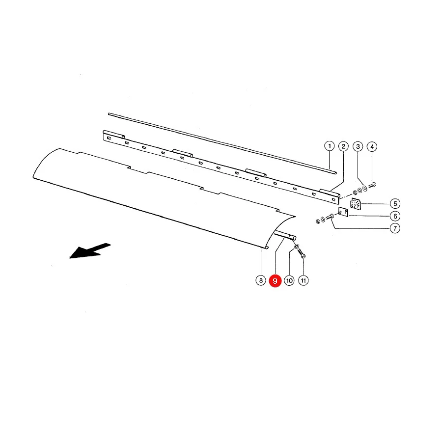 Claas - CL0006452210 - Rohrführung