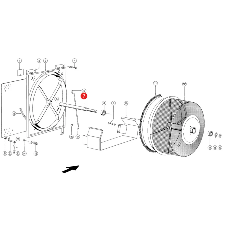 Claas - CL0006491560 - e Kühlerlüfterrolle