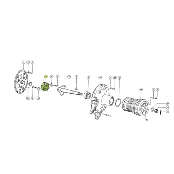 Claas - CL0006494821 - e Gummikupplung